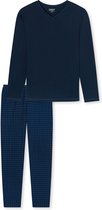 Schiesser Uncover Pyjama lange broek - 804 Blue - maat 3XL (3XL) - Heren Volwassenen - 100% katoen- 177163-804-3XL