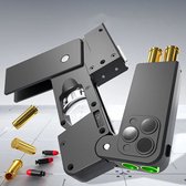 Opvouwbaar telefoon pistool / Foldable phone gun - Fidget gun - soft bullet - shell ejection