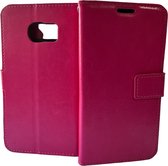 Portemonnee Book Case Hoesje Geschikt voor: Samsung Galaxy S7 - Roze