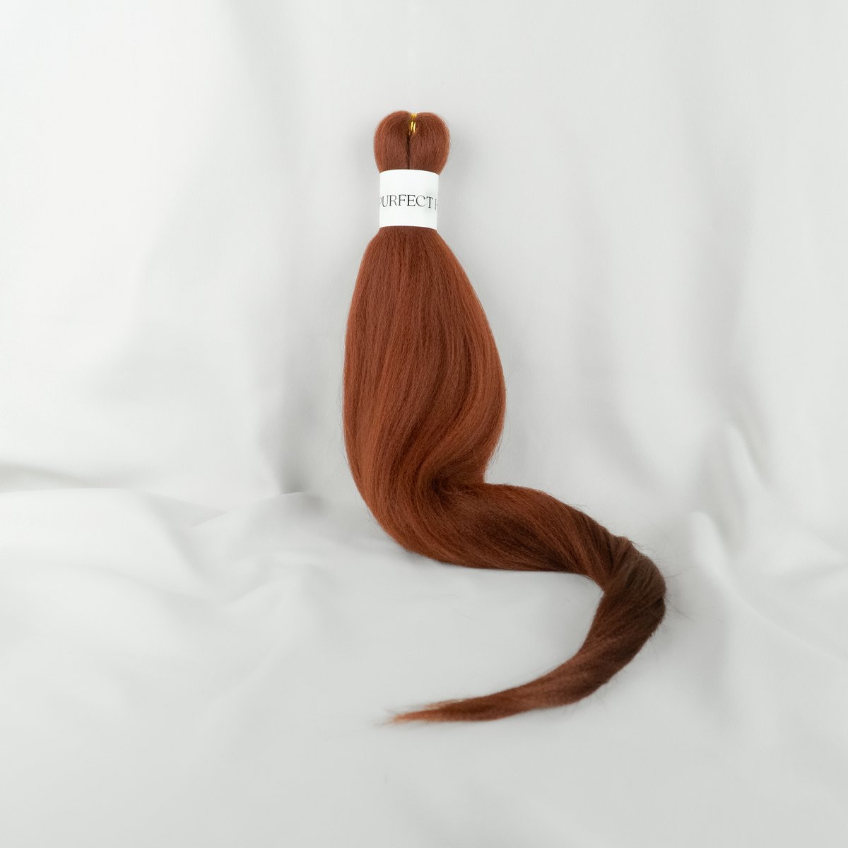 Purfect Hair – 6xProfessionele Pre-Stretched Braiding Hair – 66cm – 350 Ginger/Rossig Nep Haar Extensions – Stijl Haar om te Vlechten