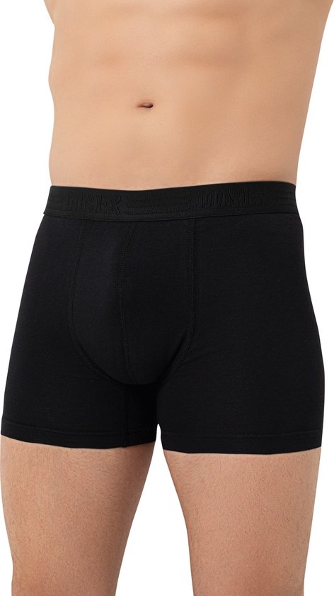 4 Pack Boxershorts Heren Van Stretch Katoen - Zwart-L