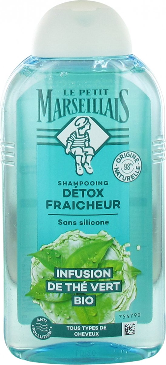 Le Petit Marseillais Organic Green Tea Infusion Freshness Detox Shampoo 250 ml