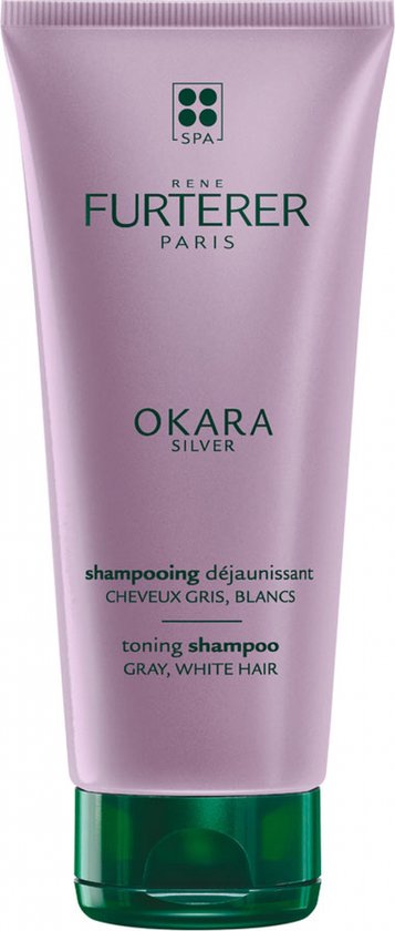 René Furterer Okara Silver Ontgelende paarse Shampoo | Grijs wit of platinablond haar 200