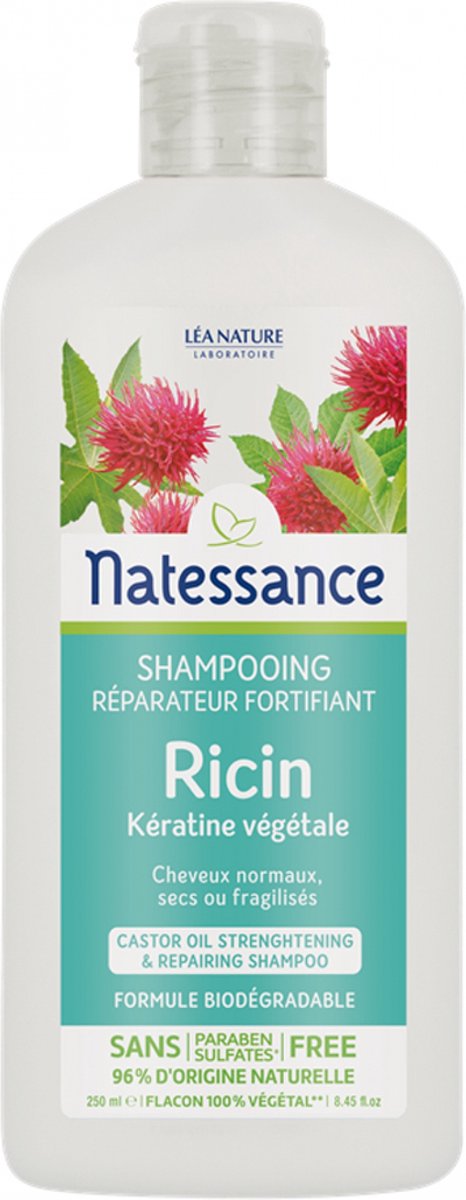 Natessance Ricin Versterkende Herstellende Shampoo 250 ml