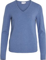 VILA VIRIL V-NECK L/S KNIT TOP - NOOS Dames Trui - Maat XS