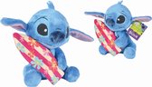 Disney - Lilo & Stitch - Stitch met surfplank - 35cm - Knuffel - Pluche