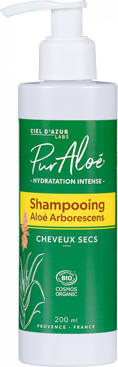 Pur Aloé Intense Hydration Organic Droog Haar Shampoo 200 ml