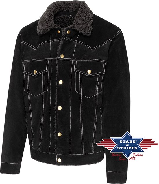 Biker suède western jack Hunter Stars&Stripes maat M