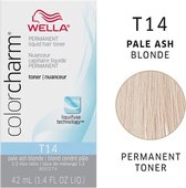 VOORDEELPAK - Wella Color Charm Liquid Toner - T14 Pale Ash Blonde - 6 stuks - Asblond - Ash blonde - Anti oranje - Anti orange - Anti geel - Anti yellow