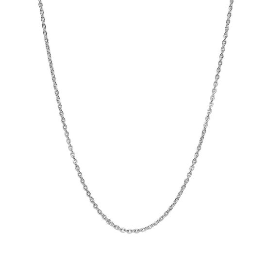 Zentana Ketting RVS - Halsketting Roestvrijstaal - Zilverkleurigkleurig - 55 cm