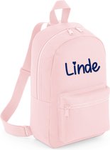 Mini rugtas - Roze - met naam - gepersonaliseerd - Kind - Kinderdagverblijf - School