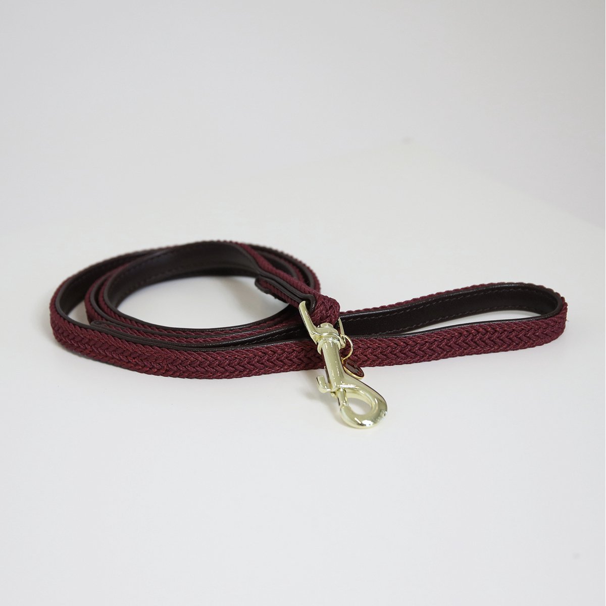Kentucky Dogwear - Hondenriem - Gevlochten Nylon - Bordeaux - 120cm
