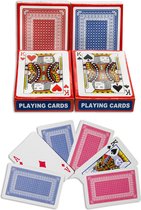 Speelkaarten Volwassenen 2 PAKJES - Pokerkaarten - Pestkaarten - Blackjack - Kaartspel Set - Pesten - Poker - Boek Kaarten - Kaartspel