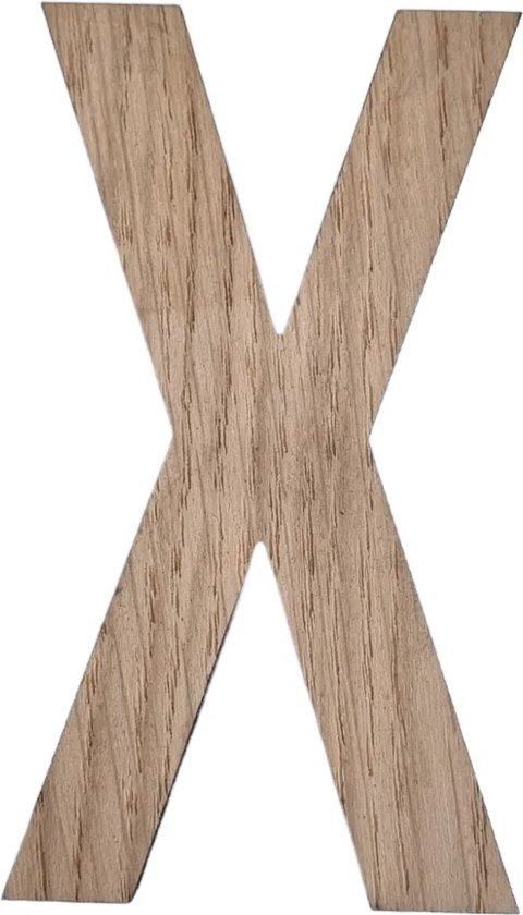 MDF Letter X, creatief, knutselen, deco, 1 stuk, 9mm mdf 37cm