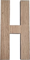 MDF Letter H, creatief, knutselen, deco, 1 stuk, 9mm mdf 37cm