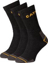 CAT Werksokken - Zwart met grijs - Maat 35/40