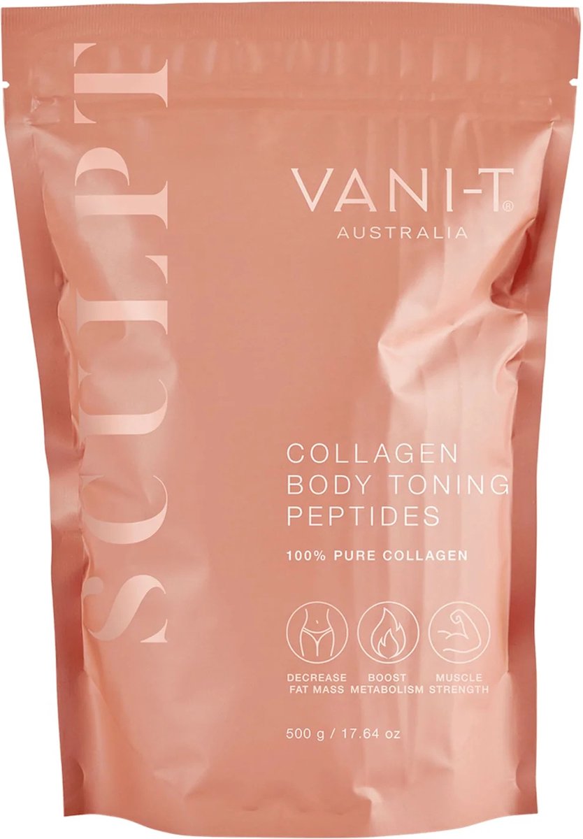 Vani-T Sculpt Collagen Body Toning Peptides - Collageen poeder - 500 gr