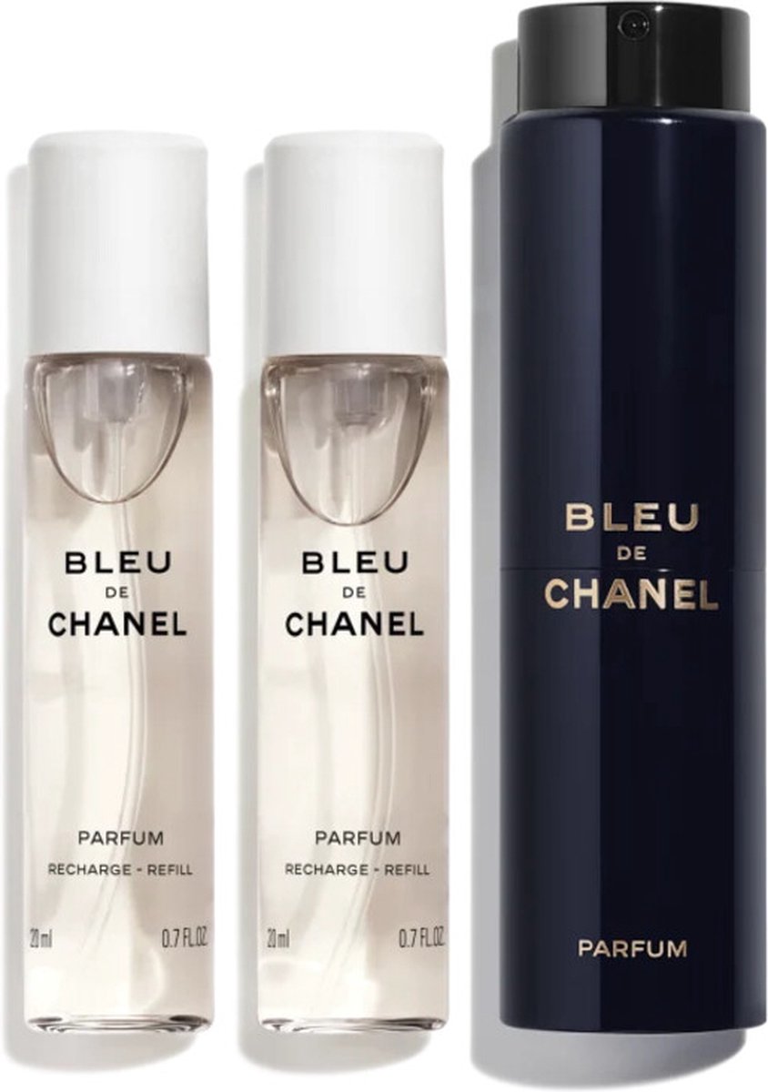Goedkoopste Chanel Bleu de Chanel Twist & Spray (refill) eau de parfum 3x 20ml