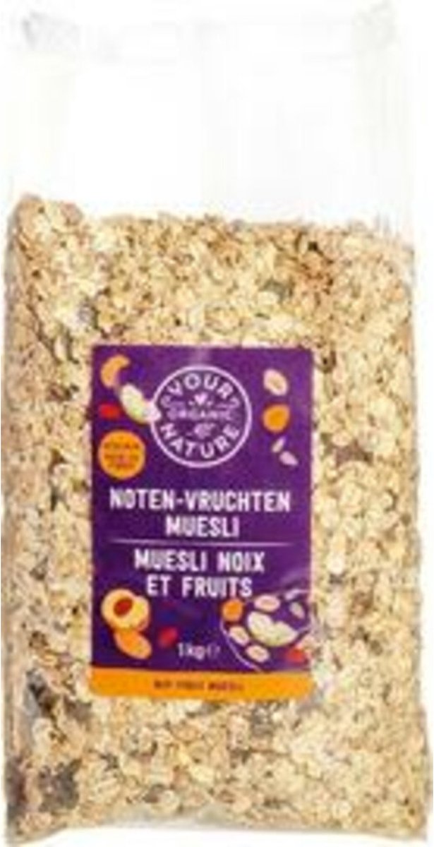 Your Organic Nature Noten-Vruchten Muesli - 1000 gr