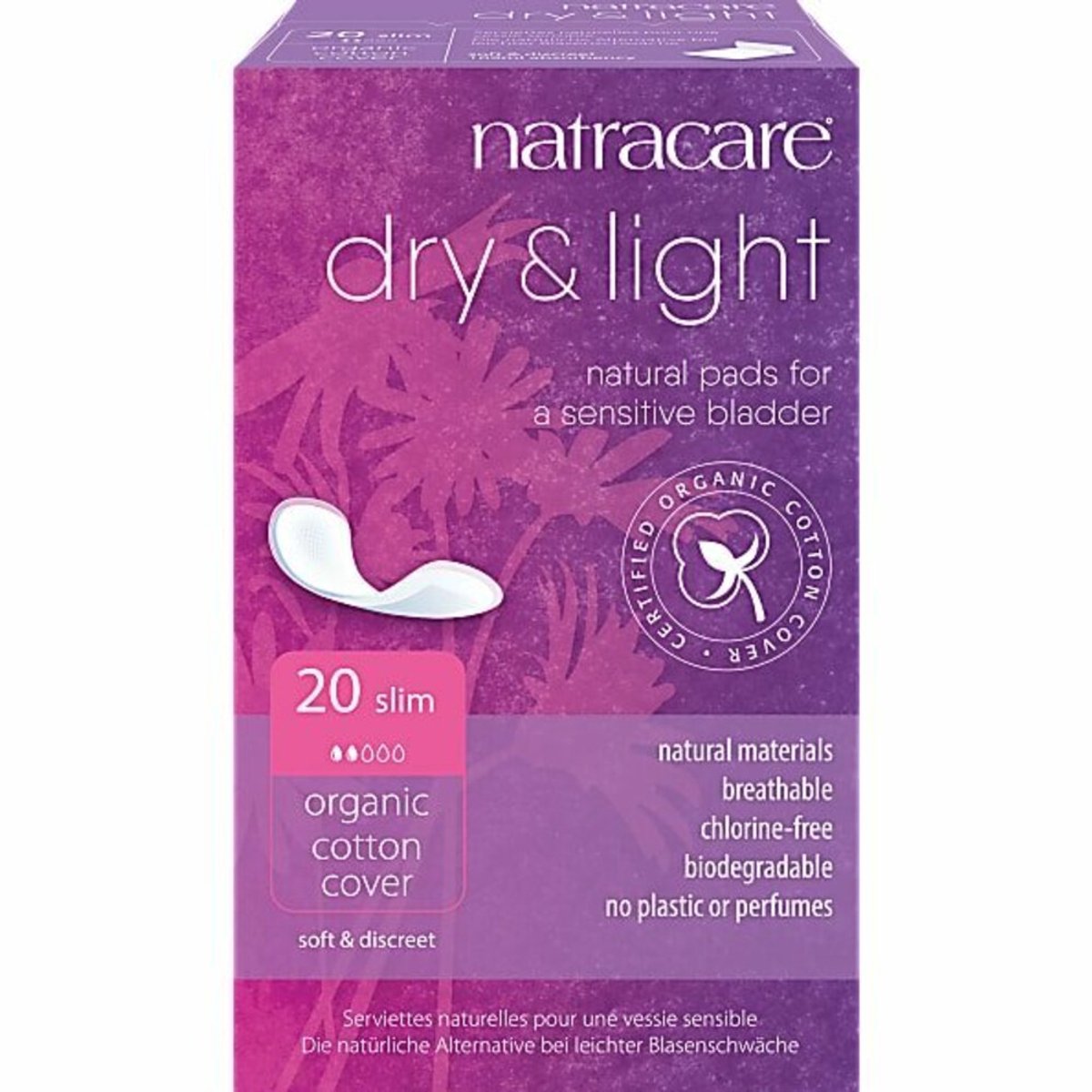 NATRACARE - Natuurlijke pads voor de gevoelige blaas
