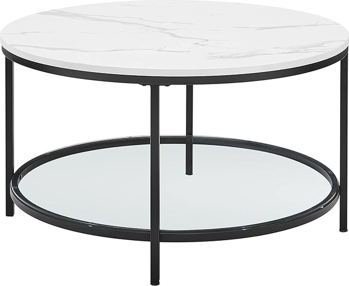 Salontafel - Salontafel rond - Salontafels rond - Bijzettafel - Glas ...