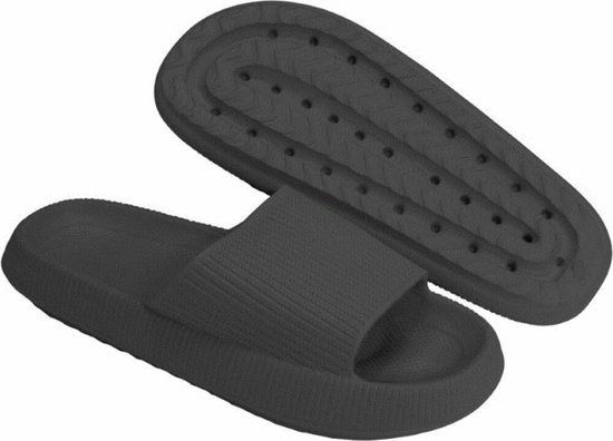 Lucovitaal Slippers de Bain Orthopédiques Zwart Taille 39-40 1 paire