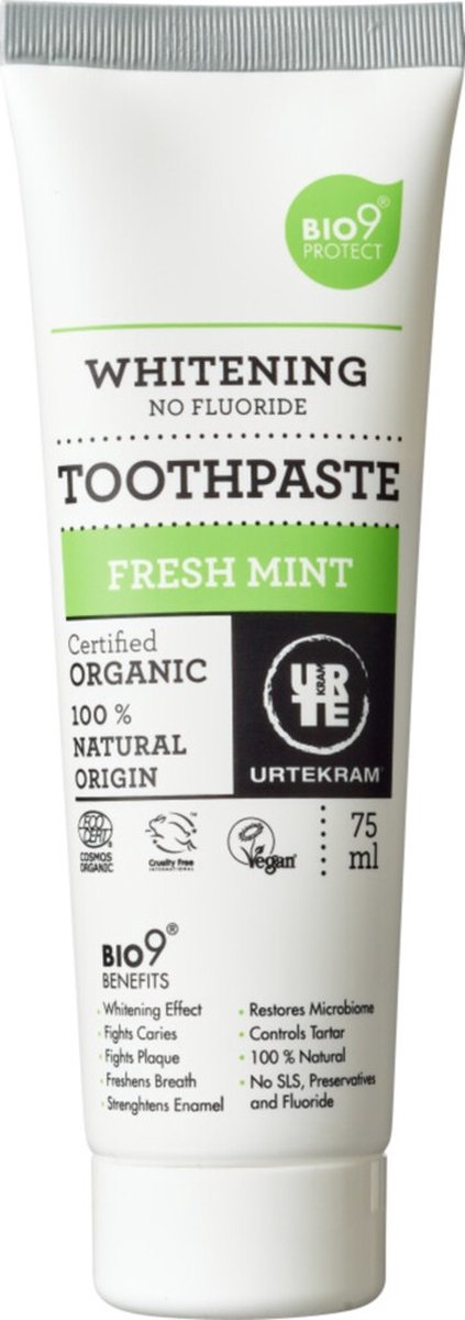 Goedkoopste Urtekram Tandpasta Whitening Freshmint