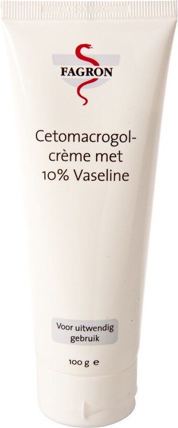 Fagron Cetomacrogolcrème 10% Vaseline 100 gr