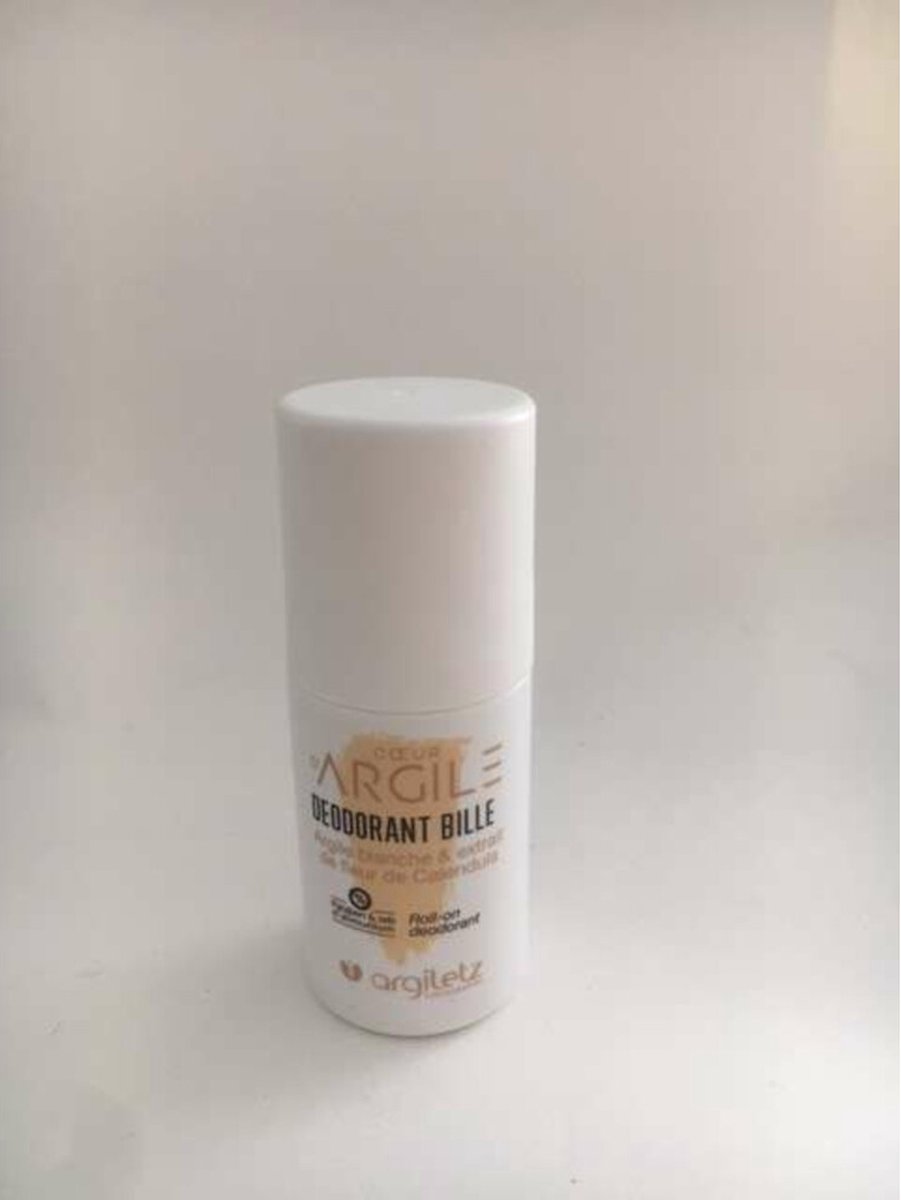 Argiletz Deodorant Roller Hamamelis, Calendula en Witte Klei 50 ml