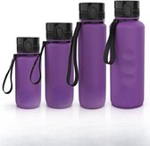 Bouteille d'eau 1 litre - Bouteille d'eau 1 litre - Bouteille d'eau 1000 ml - Gourde 1 litre - Violet