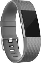 Special Edition Bandje Grijs geschikt voor FitBit Charge 2 – Small