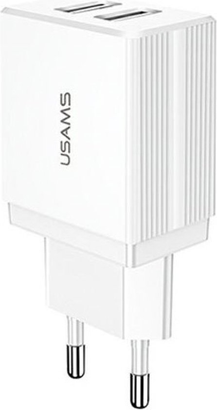 USAMS 2.1A Power Adapter - 2x USB-A