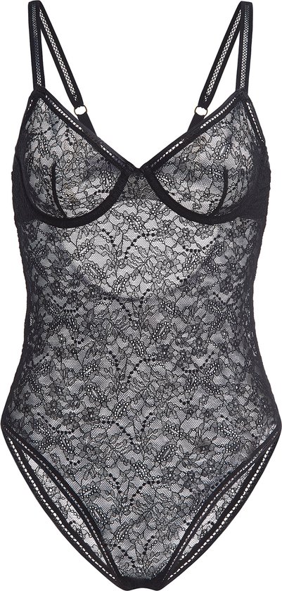 Wolford UNDERWIRE BODYSUIT Dames Body (lingerie) - zwart - Maat L Cup C