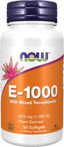 Vitamine E 1000 IU Now Foods 50softgels