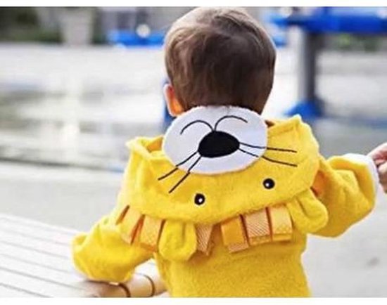 Finnacle - Badjasje - Baby badjas - Badjas voor je kindje - Leeuw - Met kam en borsteltje - Universeel - Schattig badjasje van Merkloos — afbeelding 4