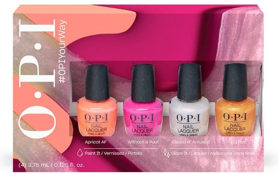 Foto: Opi nagellak mini giftset 4x3 75ml