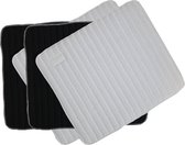 Kentucky Working Bandage Pad Absorb Set of 4 White/Black // - White/black - Maat 45 X 30