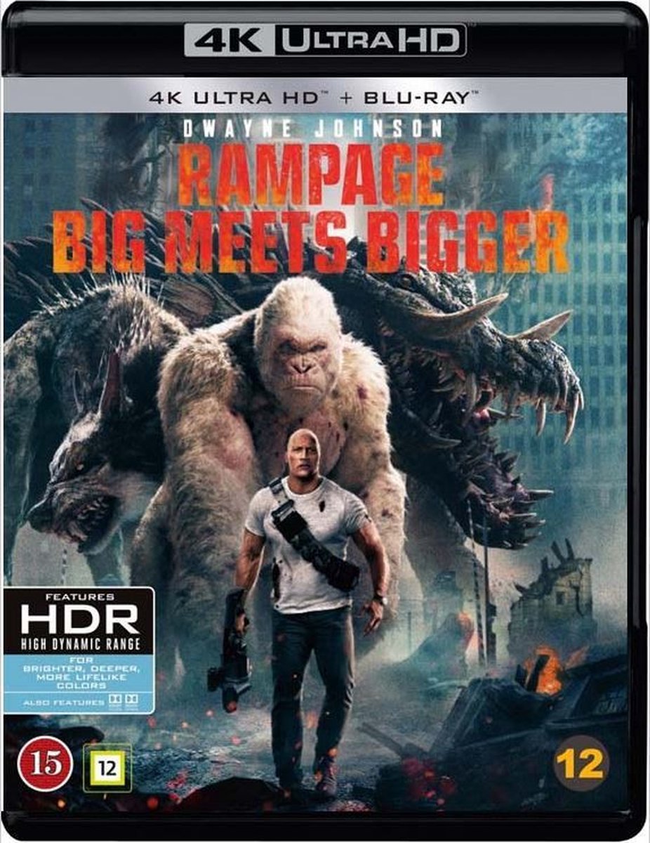 Rampage (Dwayne Johnson)(4K Blu-Ray)-