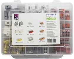 WAGO WA-741-884 Assortiment verbindingsklemmen Flexibel: 2.5-4 mm² Massief: 2.5-4 mm² 123 stuk(s)