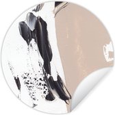 WallCircle - Stickers muraux - Cercle de papier peint - Peinture - Design - Abstrait - ⌀ 30 cm - Cercle mural - Autocollant - Autocollant papier peint rond