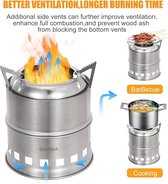 tent kachel / Draagbare Lichtgewicht - camping gas stove Portable collapsible, 13.5L x 13.5W x 15.8H centimetres