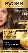 SYOSS Oleo Intense - 6-54 Capuccinoblond - Permanente Haarverf - Haarkleuring - 1 stuk