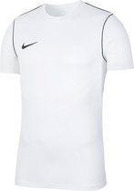 Nike Park 20 SS Sportshirt - Maat 116 - Unisex - wit/zwart