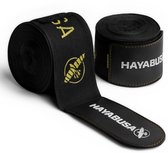 Hayabusa Deluxe Handwraps - Zwart/goud - 4,5 meter