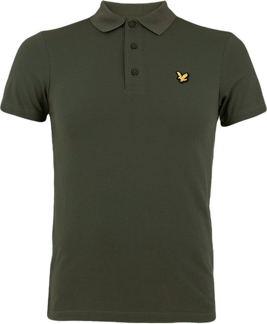 Lyle and Scott - Polo Olive - - Heren Poloshirt Maat S