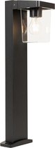 QAZQA chimay - Moderne Staande Buitenlamp | Staande Lamp voor buiten - 1 lichts - H 60 cm - Zwart - Buitenverlichting