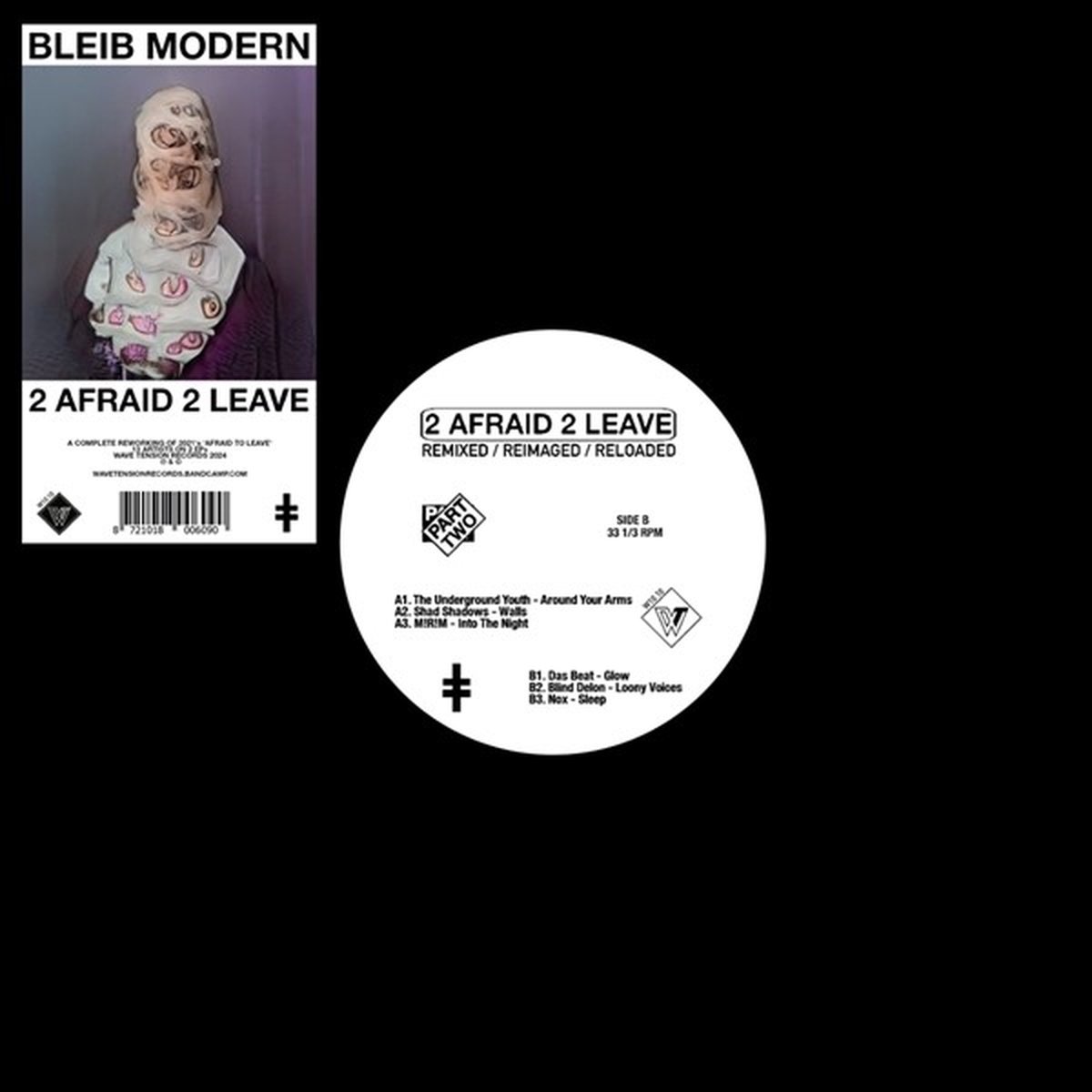 Bleib Modern - 2 Afraid 2 Leave Part Two (12" Single) (Part Two) (Limited Edition)