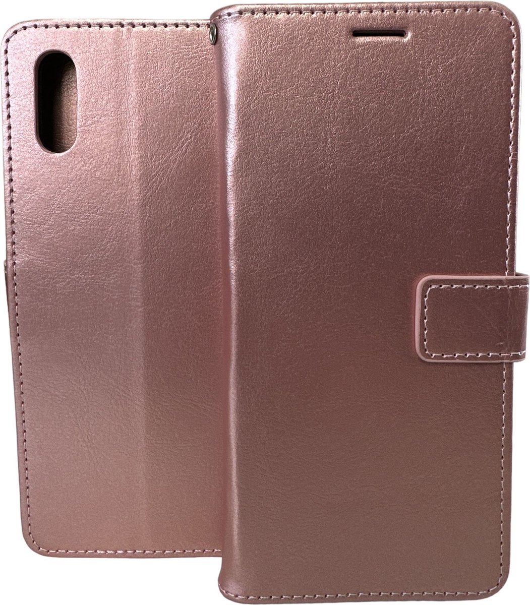 Portemonnee Book Case Hoesje Geschikt voor: Realme 7 - rose goud