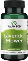 Swanson - Lavender Flower / Lavendel Bloem (Lavandula officinalis) - 4:1 Extract - 400mg - 60 Capsules