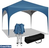 CasaVibe Party Tent - Feesttent - Camping Tent - Paviljoen - Pop up tent - Opvouwbaar - Waterdicht - 3x3